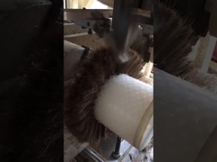 brosse à rouleaux à queue de cheval personnalisée pour le nettoyage de la transformation alimentaire