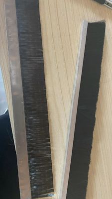 Carbon Fiber Nylon Industrial Brush Strip For Industrial 75mm Antistatic