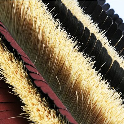 Polish Wood Cylindrical Sandpaper Brush for metal surface finishing
