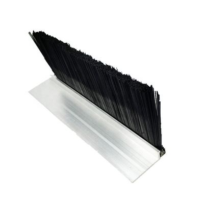 Black Nylon Monofilament Industrial Brush Strip For Door And Window Sealing ISO9001