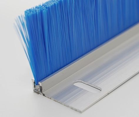 Customized Aluminium Alloy Nylon / Pp Sealed Strip Brush For Door And Window Seal