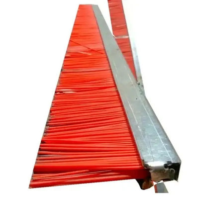 Concrete Cement Block Brick Making Machine Nylon Mix Steel Wire Strip Brush