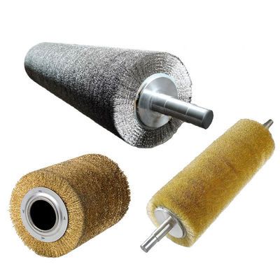 Customized Industrial Steel Plate Processing Coppered Steel Wire Rotary Brush