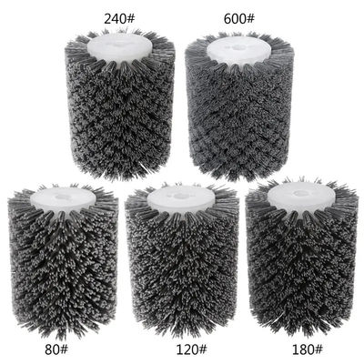 Drum Woodworking Brush Abrasive Nylon Wheel Brush Polish Wood