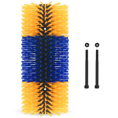 Customizable Industrial Cattle Cleaning Nylon Bristles Cow Massage Brush Livestock Scratching Brush