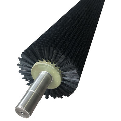 Industrial Nylon Roller Brushes Cylindrical Brush For Surface Cleaning