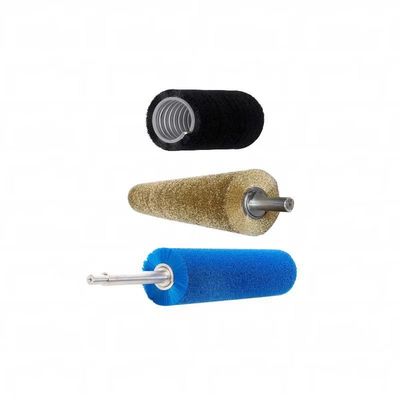 Customized Size Nylon Roller Brush Cleaning Brushes For Steel Industry
