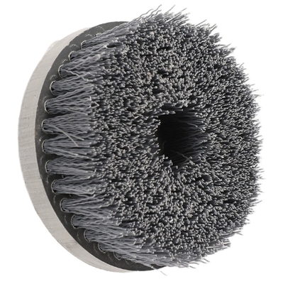 Custom Industrial Brushes Nylon Abrasive Wire Disk Brush For Industrial Polishing