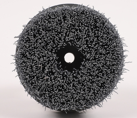 Custom Industrial Brushes Nylon Abrasive Wire Disk Brush For Industrial Polishing