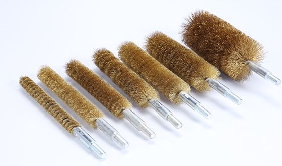 Custom Tube Brush Stainless Steel/Nylon/Copper Wire/Abrasive Wire Wound Brush Cleaning Pipe Brush