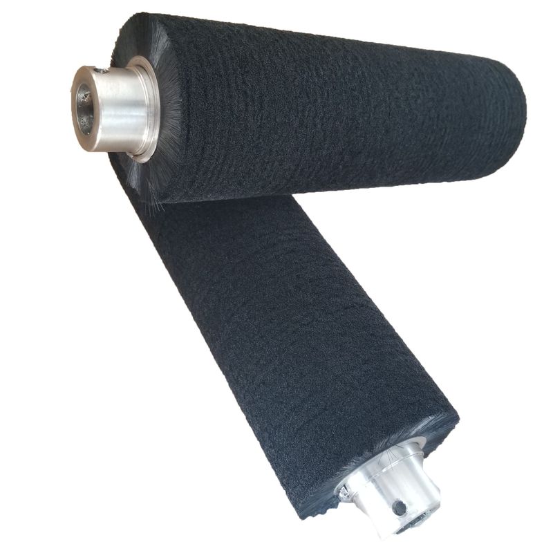 Spiral Round Conveyor Cylinder Brushes For Industrial Cleaning