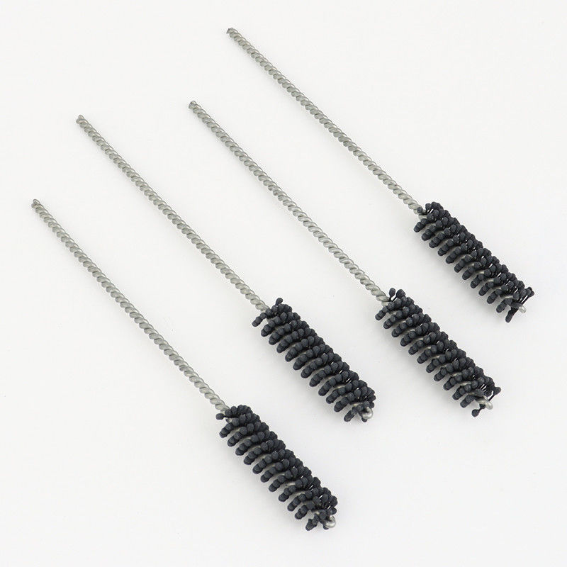 Grit 320 Abrasive Ball Deburring Brush Grinding Head Pipe Polishing Brush Silicon Carbide Brush