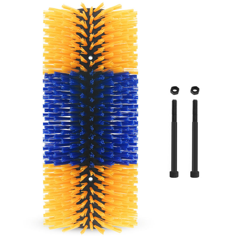 Customizable Industrial Cattle Cleaning Nylon Bristles Cow Massage Brush Livestock Scratching Brush