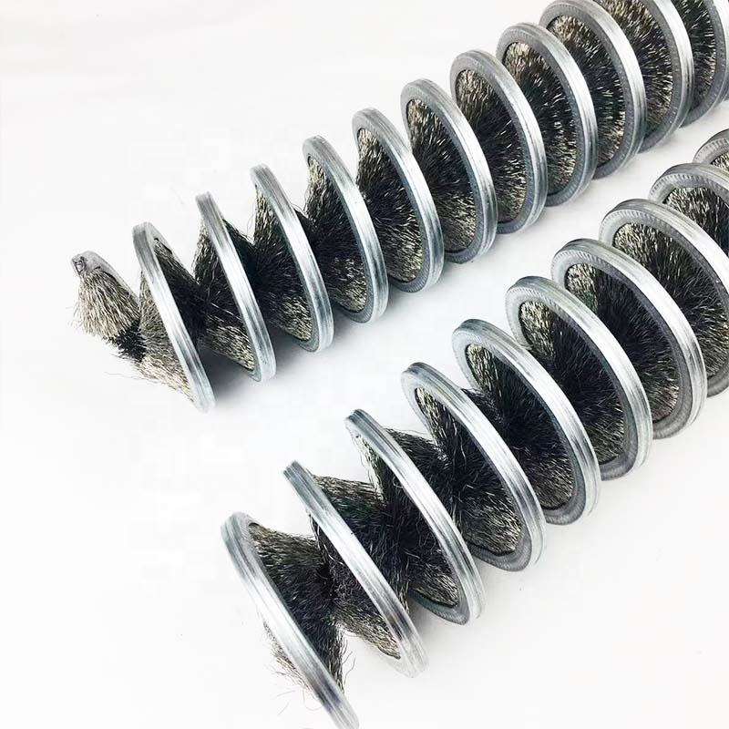 Customized Industrial Stainless Steel Wire Inward Spiral Brush